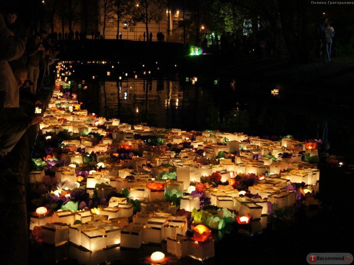 Water Lantern Festival in St. Petersburg - The festival, Water lanterns, Longpost