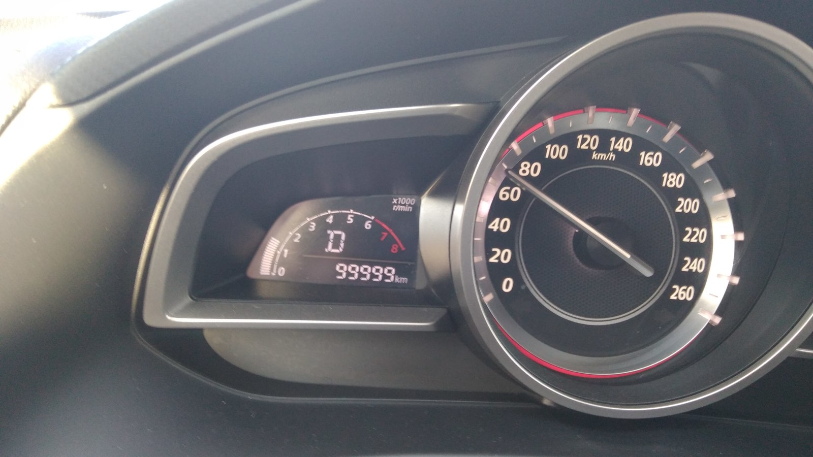 My car has an anniversary. - My, Lucky moment, Mileage, , Auto, Tag