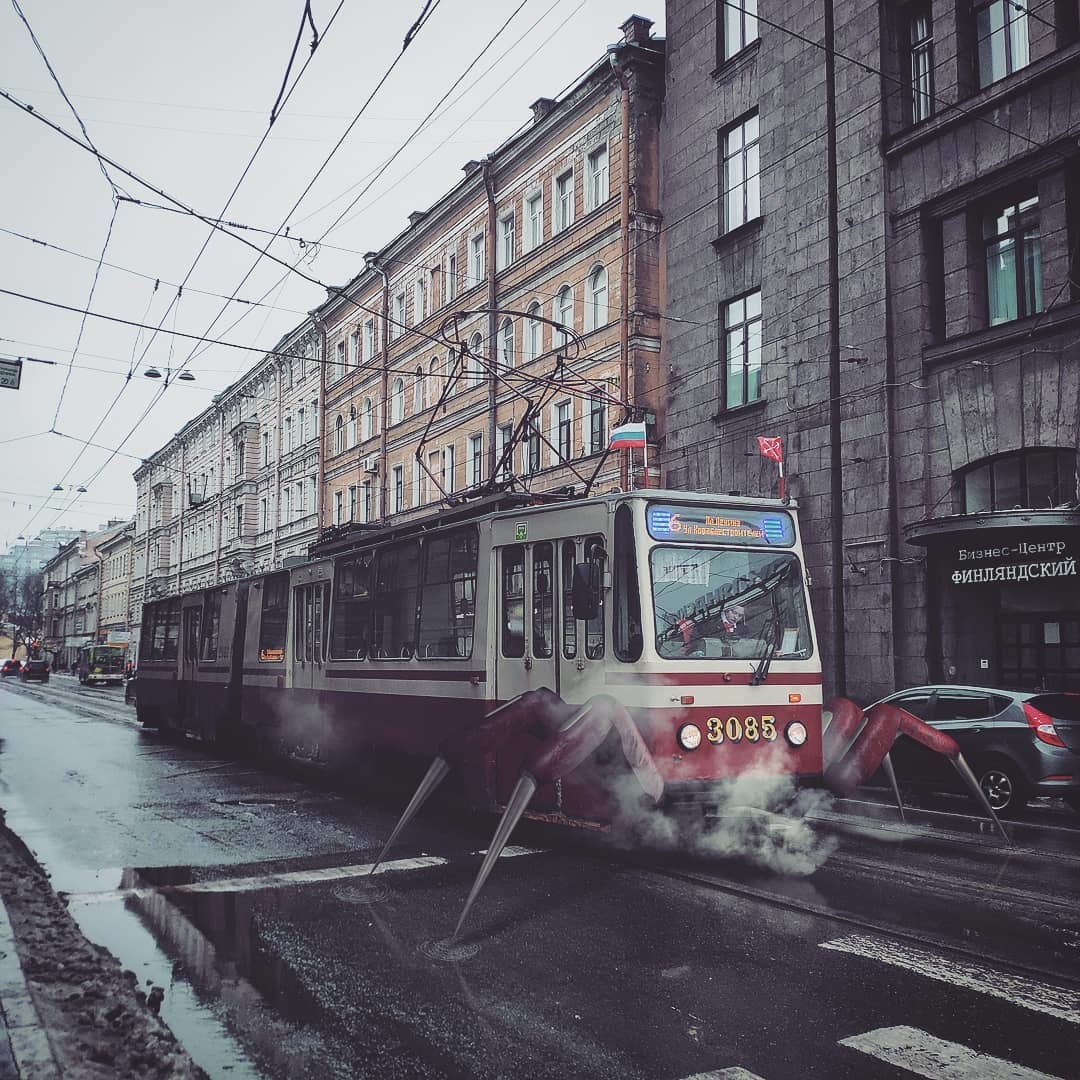 Let's colorize the gray everyday life of St. Petersburg - Saint Petersburg, Artist, Vadim Solovyov, Longpost