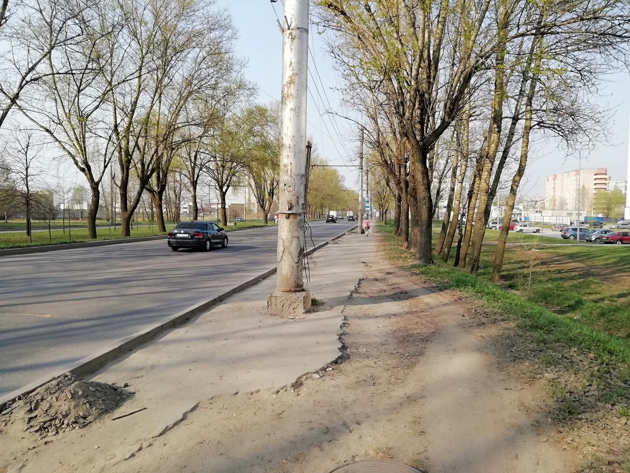 Comfortable environment for pedestrians in Veliky Novgorod - My, Velikiy Novgorod, Urban environment, Beautification, Sidewalk, Longpost