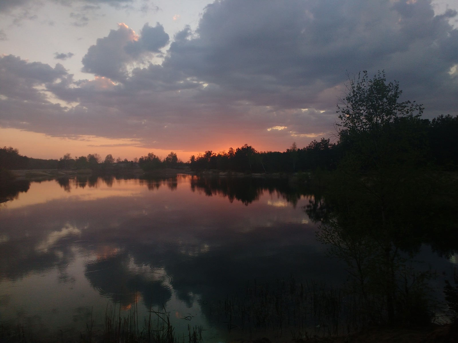 Sunset - My, Sunset, No filters, Photo on sneaker