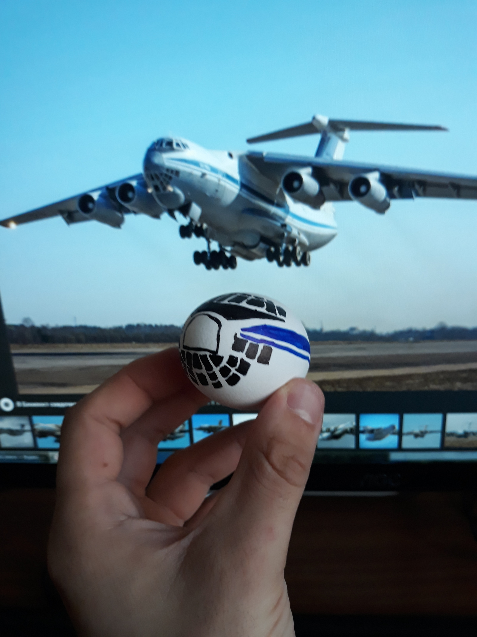 Easter aircraft - My, civil Aviation, Easter eggs, Aviation, Longpost, Easter