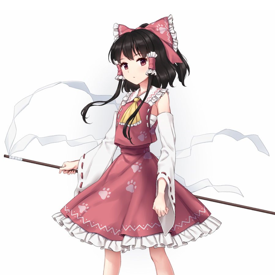 Hakurei Reimu - Touhou, Anime art, Anime, Hakurei Reimu, Minust