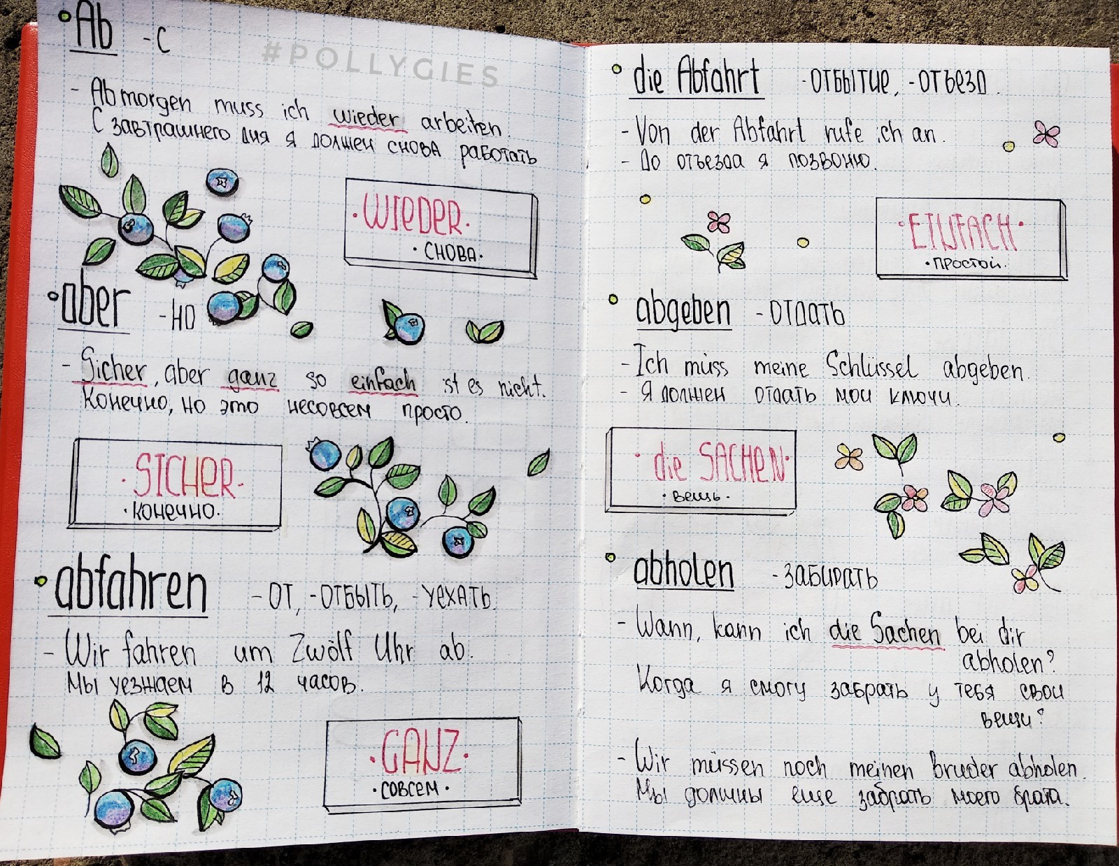 Vocabulary - My, German, Dictionary, Drawing, Creation, The photo, Longpost