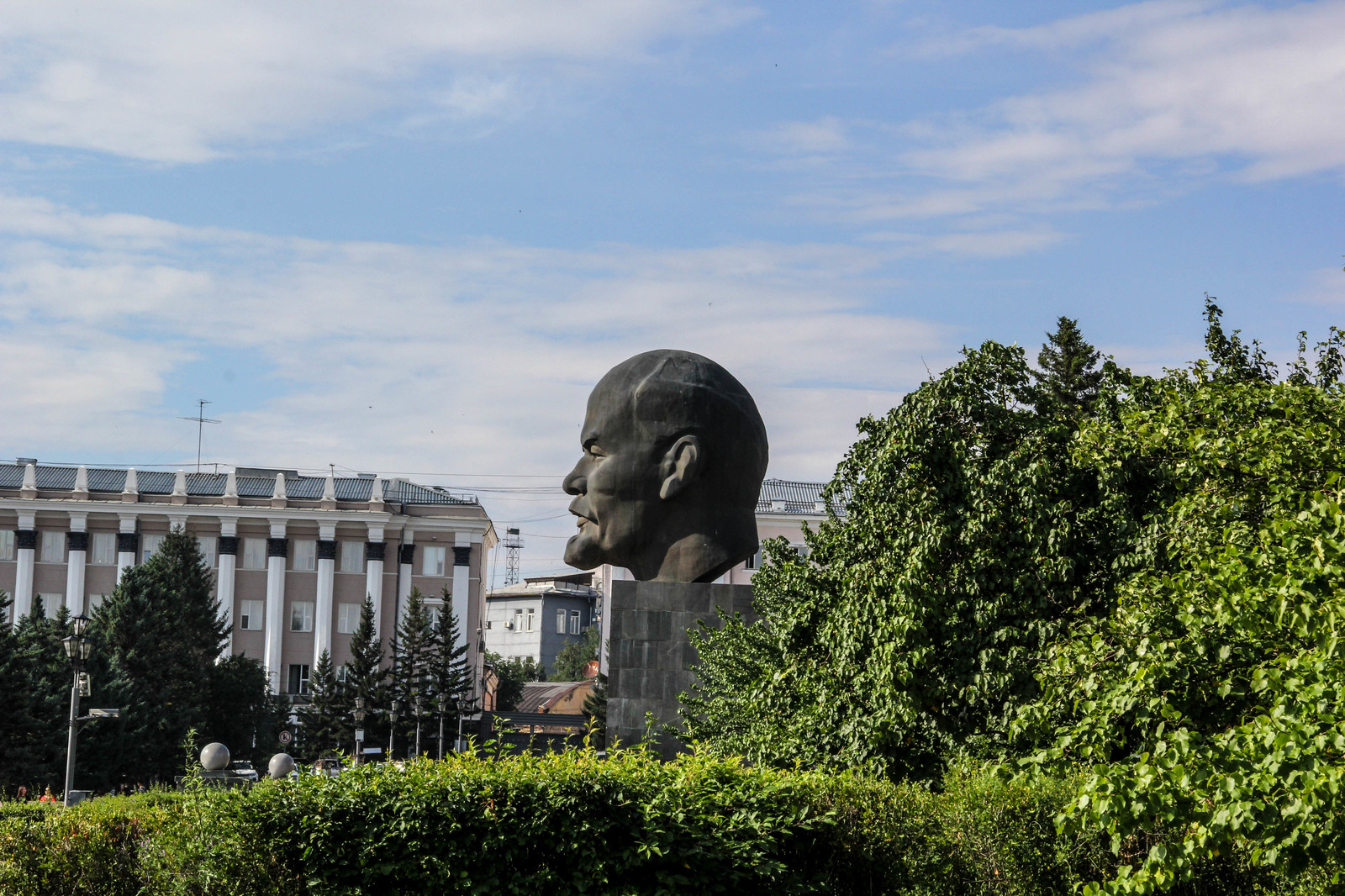 Ulan-Ude: Verkhneudinsk frozen in the past. - My, Ulan-Ude, Verkhneudinsk, Lenin, Story, Architecture, Buuzy, Buryatia, Longpost