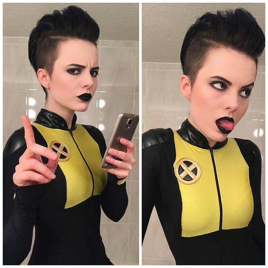 Сверхзвуковая Боеголовка / Negasonic Teenage Warhead косплей - Дэдпул, Люди Икс, Косплей, Фильмы, Девушки, Negasonic Teenage Warhead, Боеголовка, Длиннопост