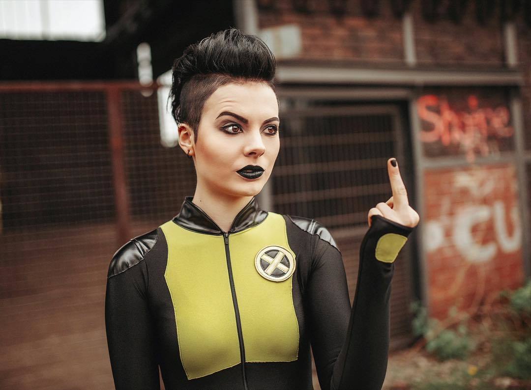 Сверхзвуковая Боеголовка / Negasonic Teenage Warhead косплей - Дэдпул, Люди Икс, Косплей, Фильмы, Девушки, Negasonic Teenage Warhead, Боеголовка, Длиннопост