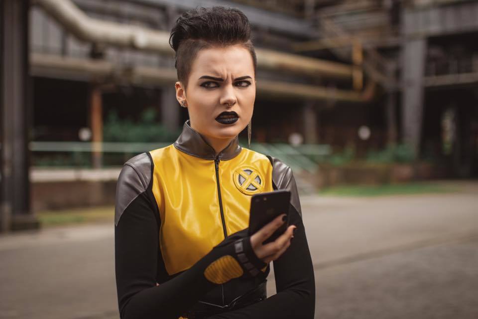 Сверхзвуковая Боеголовка / Negasonic Teenage Warhead косплей - Дэдпул, Люди Икс, Косплей, Фильмы, Девушки, Negasonic Teenage Warhead, Боеголовка, Длиннопост