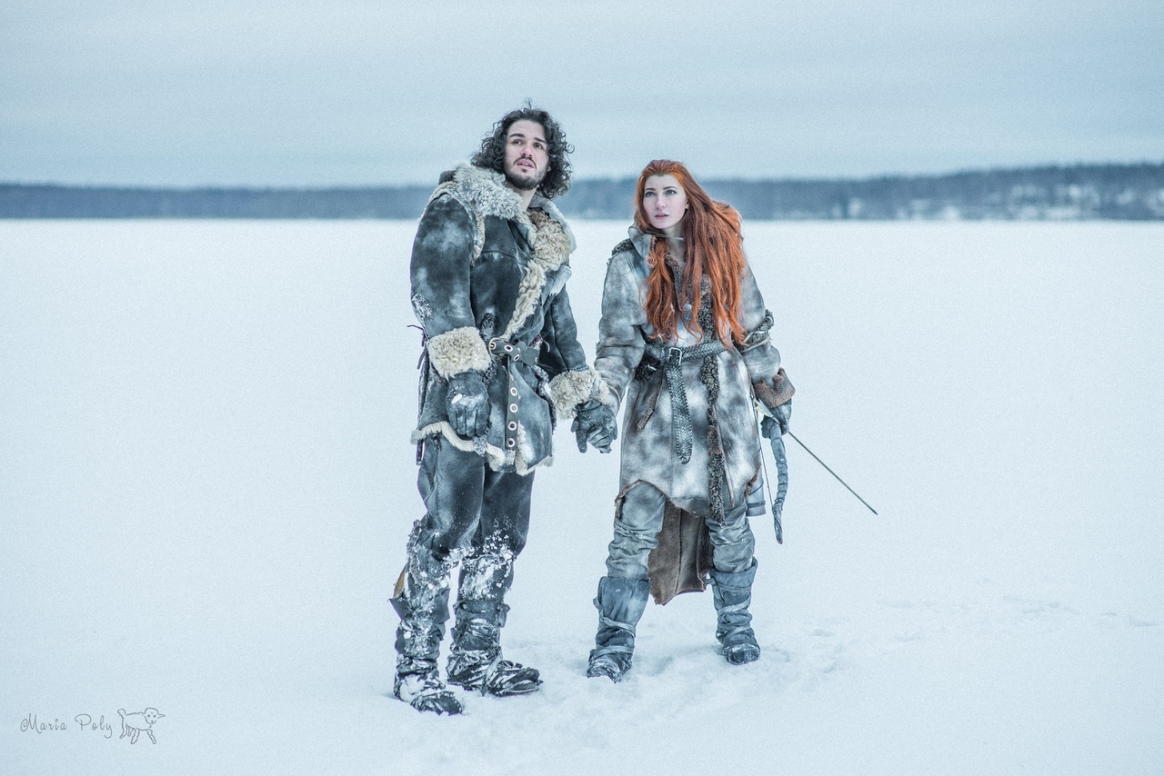 John Snow / Ygritte - Game of Thrones cosplay - Game of Thrones, Jon Snow, Cosplay, Serials, Longpost, Ygritte