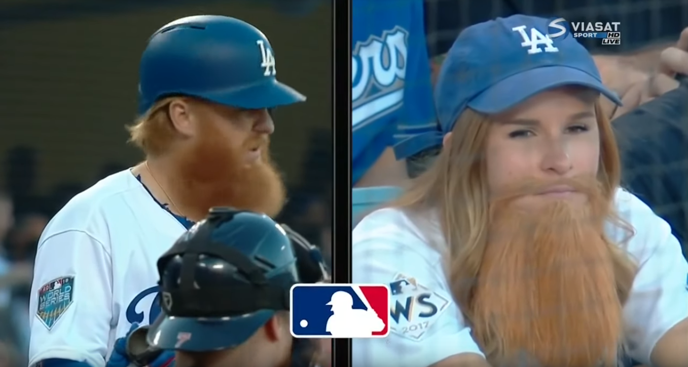 Cheerleader lvl 120. (World Series of Baseball 2018 (Game 4 between Dodgers and Red Sox). Los Angeles Dodgers Justin Turner - Mlb, Baseball, Cheerleaders, , 