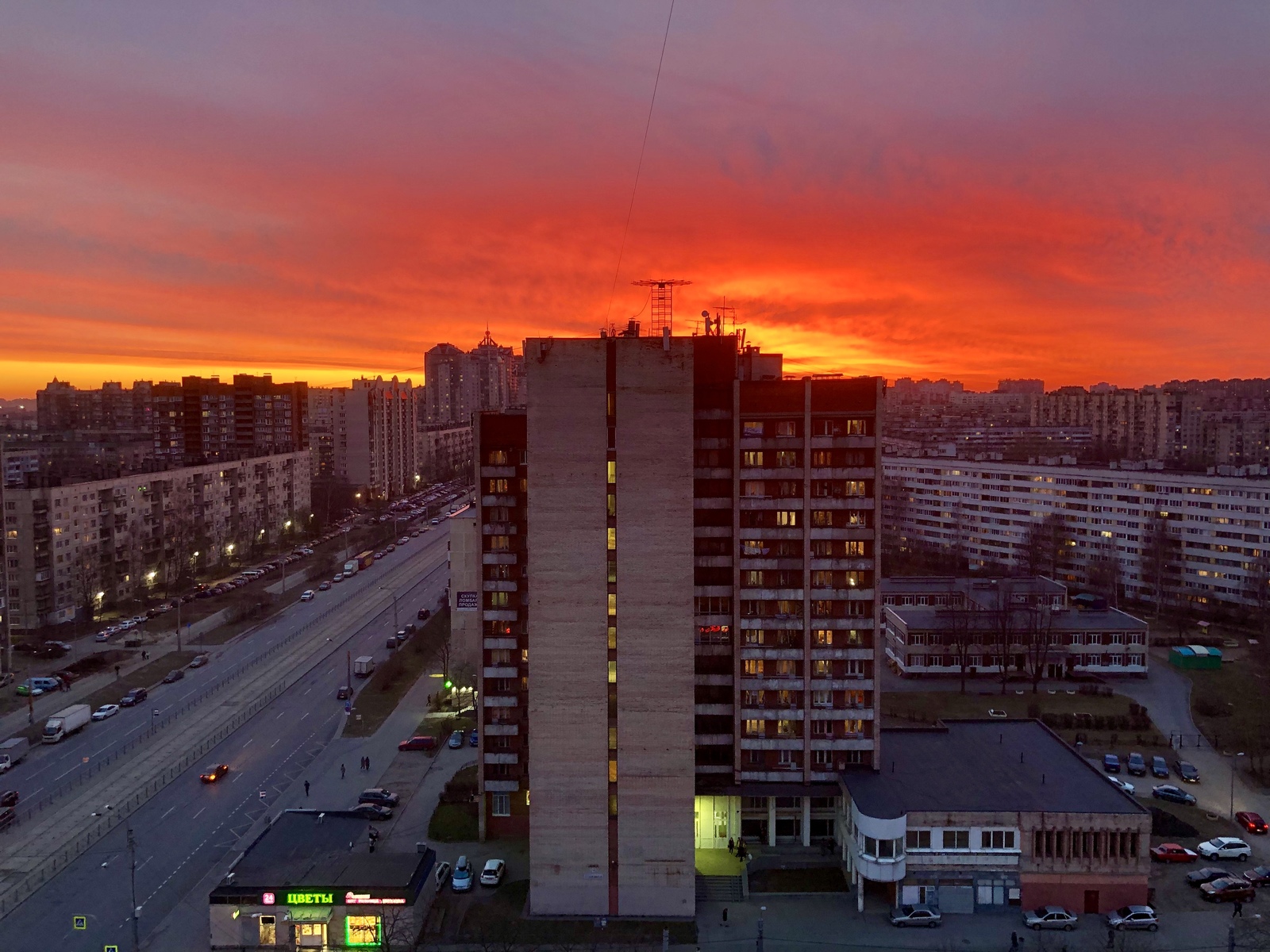 Закат в Санкт- Петербурге - Моё, Закат, Красота, Санкт-Петербург, Фотография