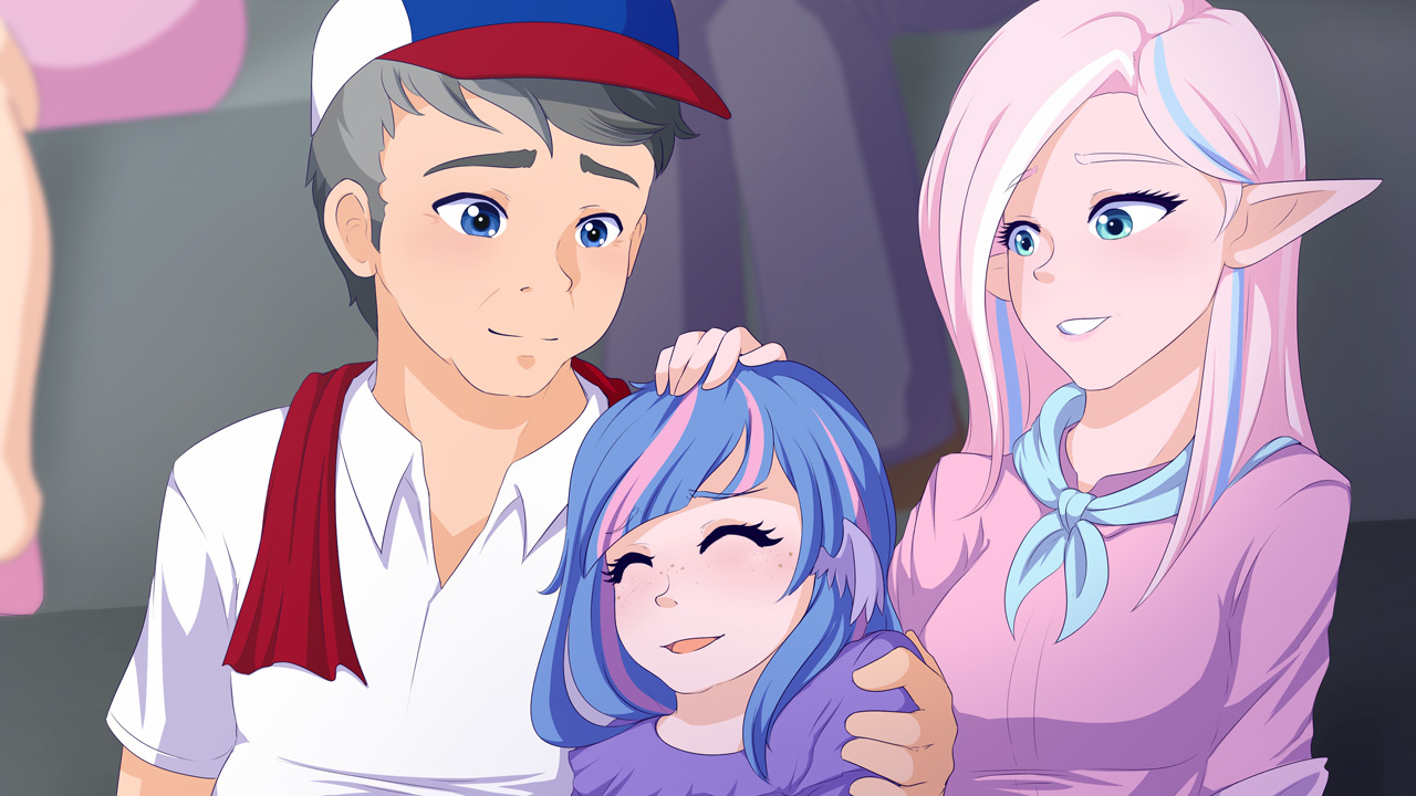 Happy Family - My little pony, Humanization, MLP Season 9, Quibble Pants, Wind Sprint, Jonfawkes, MLP Clear Sky, MLP Spoilers