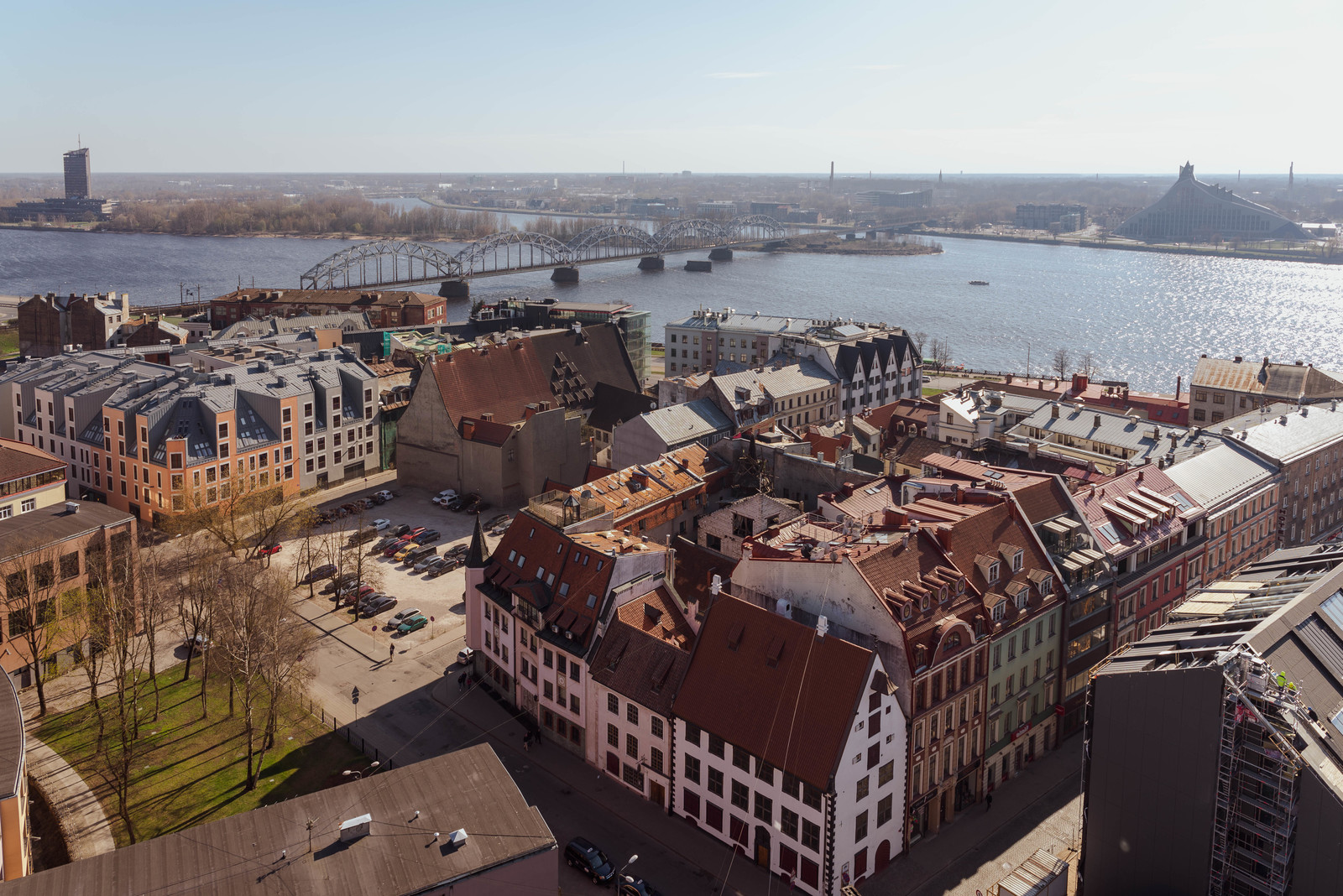 Panorama of Riga - My, Riga, Latvia, Панорама, Spring, Old city, Amateur photography, Longpost