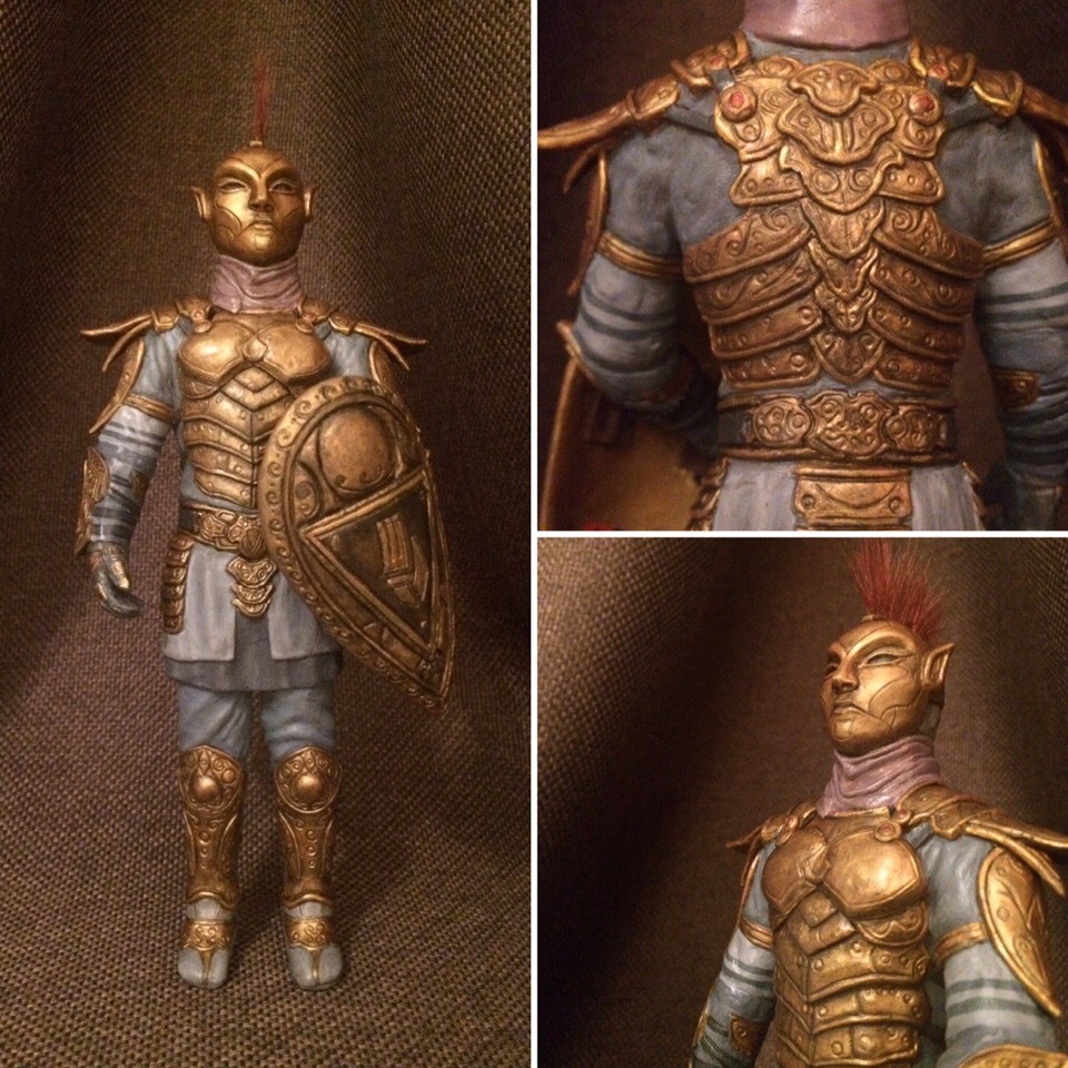 Ordinator from The Elder Scrolls III:Morrowind - My, The Elder Scrolls III: Morrowind, The elder scrolls, Morrowind, Resident, Polymer clay