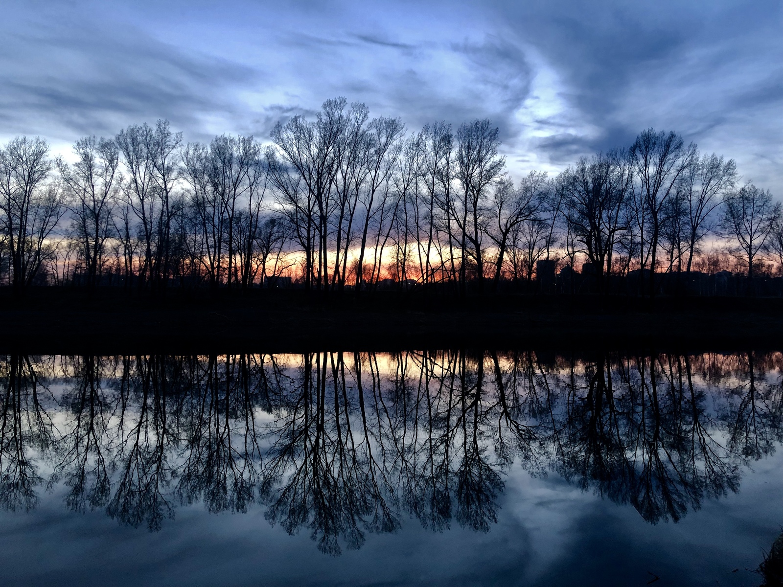 Reflection - My, Krasnoyarsk, Sunset, Tatyshev Island