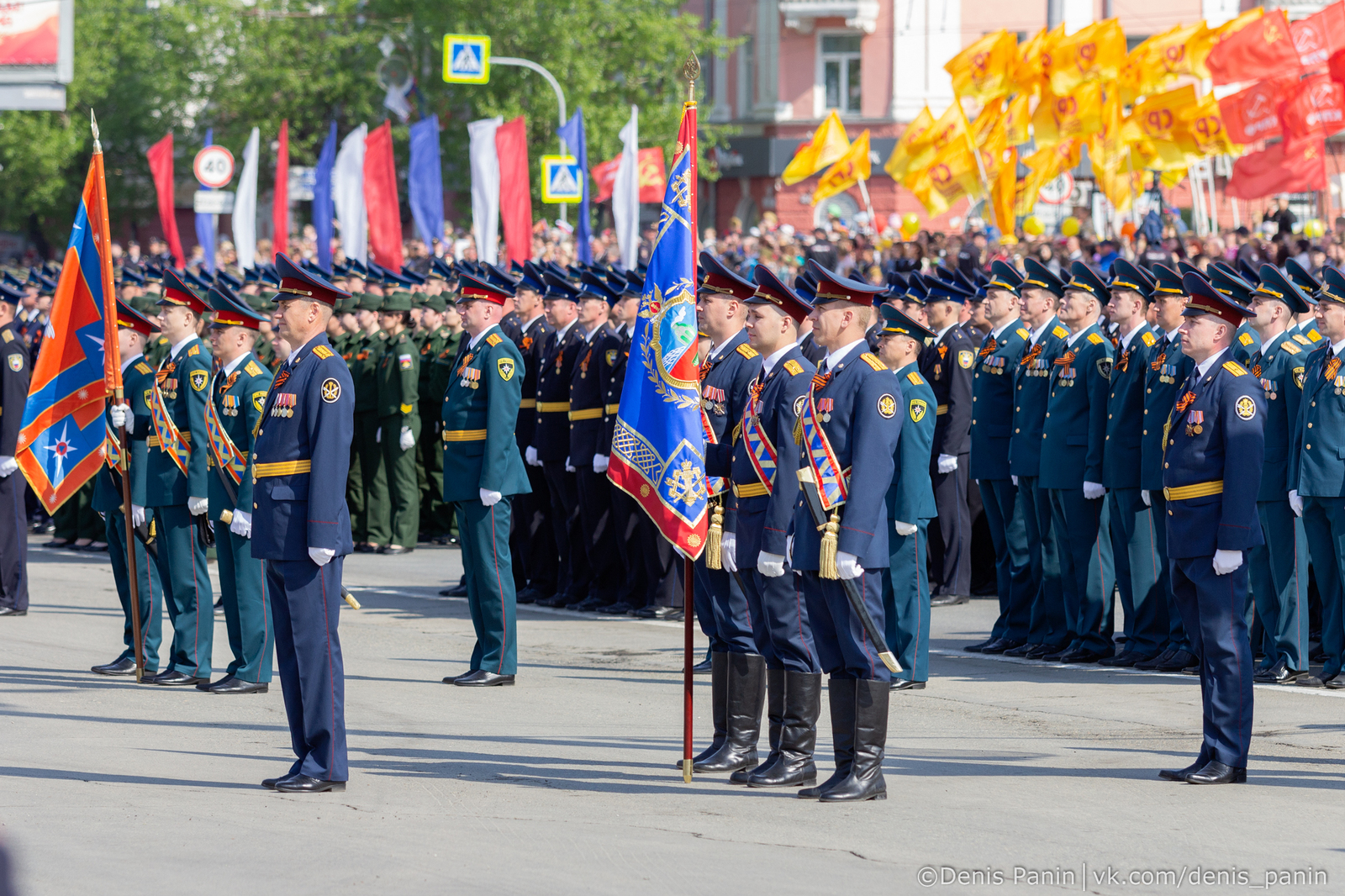 Parade in honor of Victory Day in Barnaul - My, Victory Day, Victory parade, Firework, Day of Remembrance, Barnaul, Longpost, May 9 - Victory Day