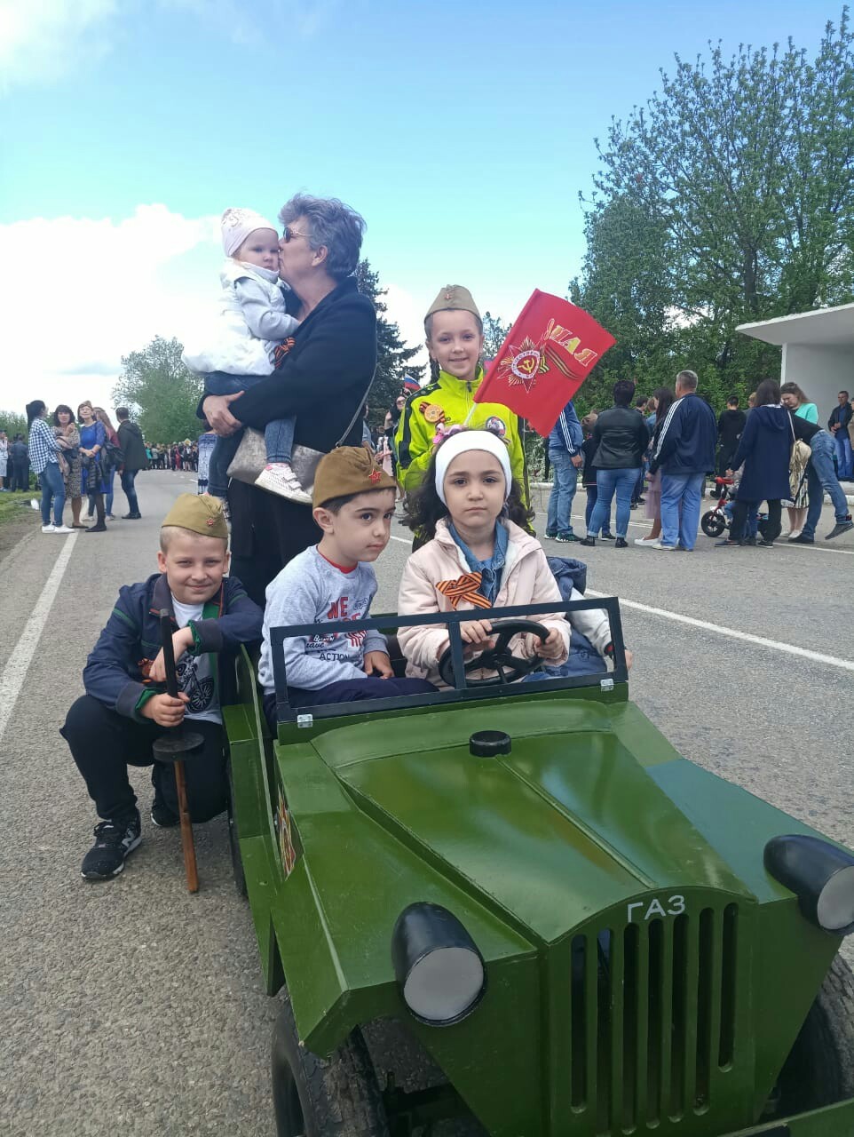 Victory Day!!! - My, Homemade, Children's car, Video, Longpost, May 9, Children, Victory parade, May 9 - Victory Day