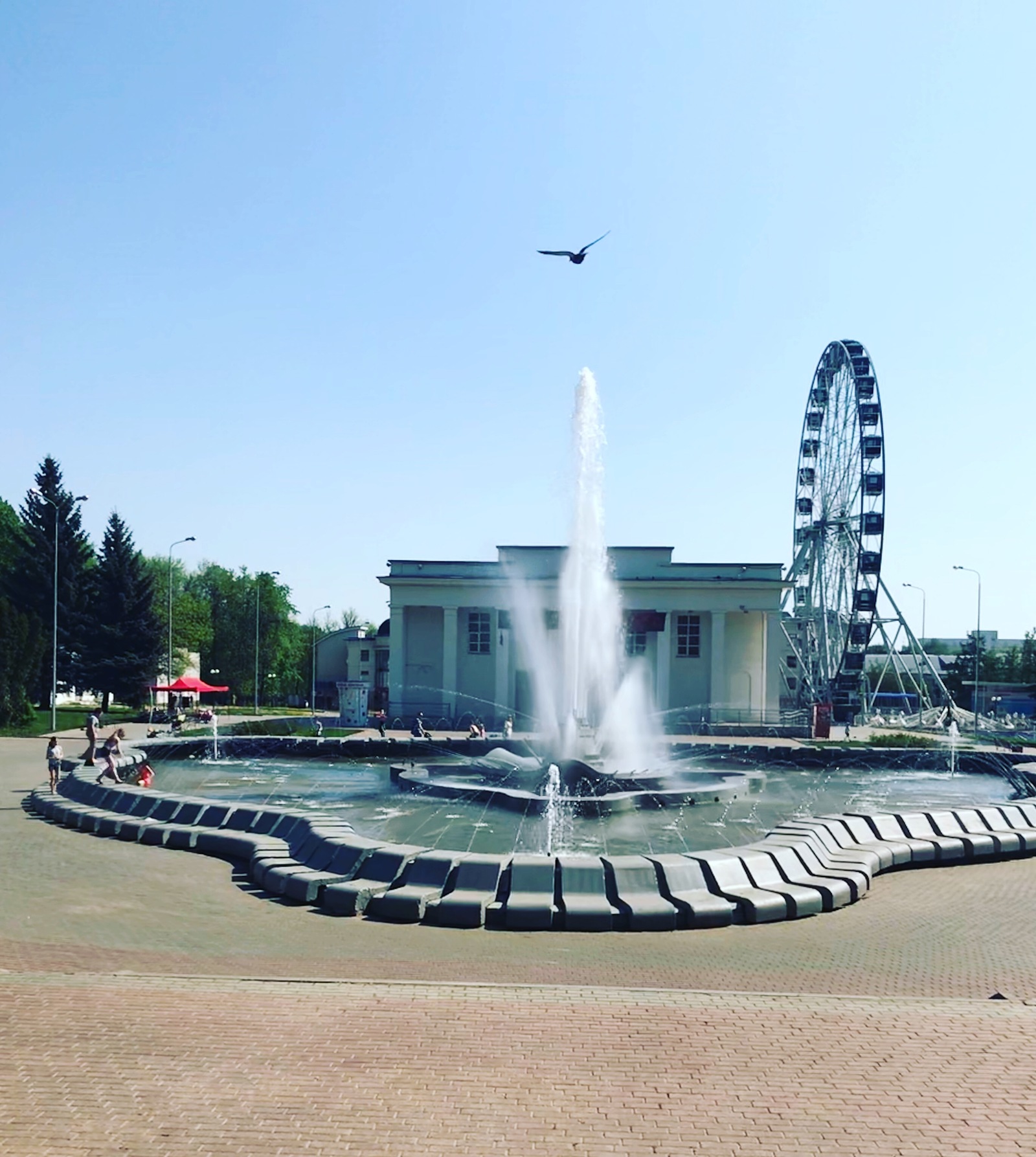 Sky 33. Ferris wheel in Vladimir - My, Ferris wheel, , Sky, Town, Longpost