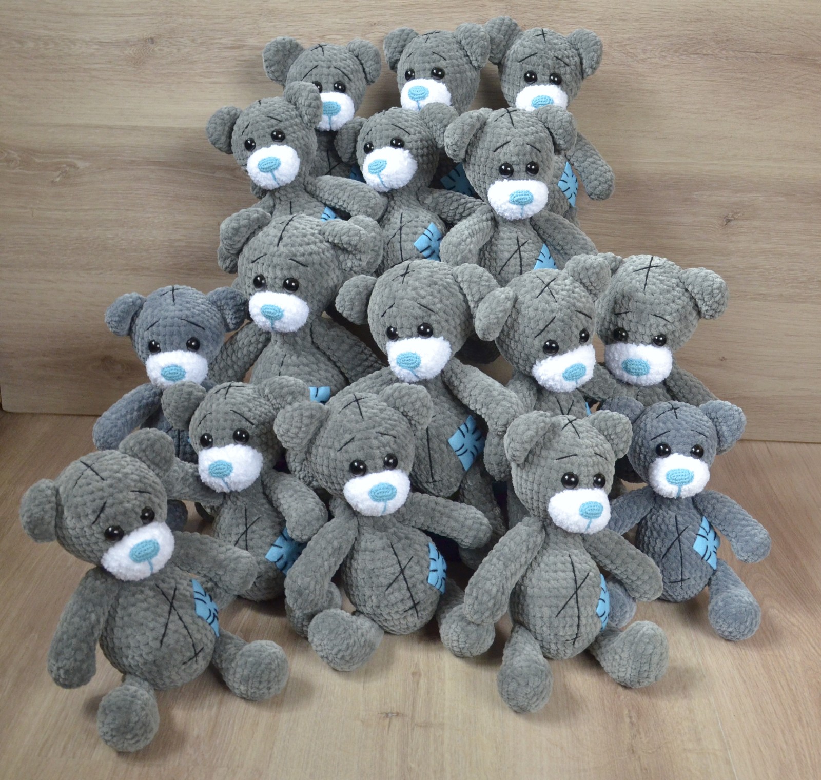 army of bears - My, Knitting, Crochet, With your own hands, Needlework without process, Presents, Toys, Soft toy, Bears, Longpost