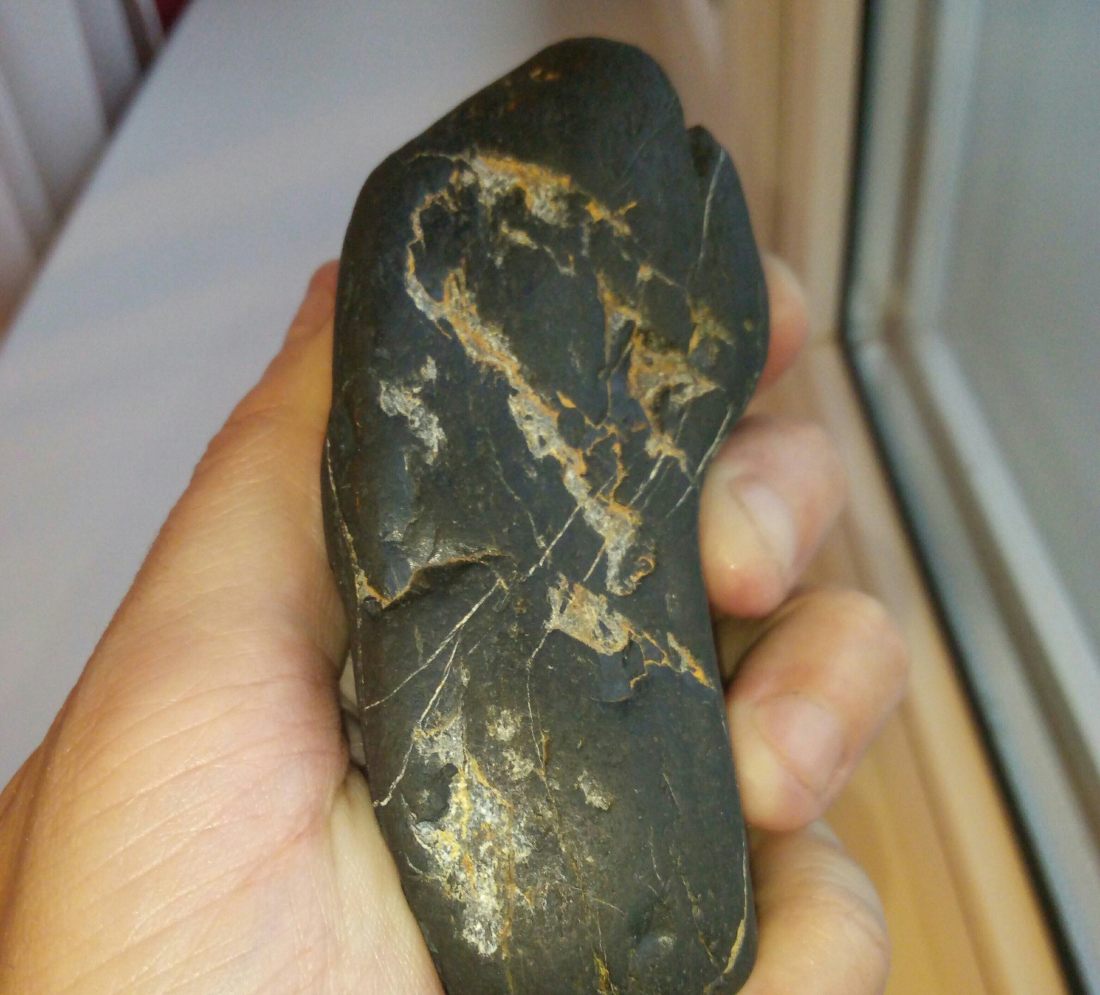 Help identify the stone. - My, A rock, Карелия, Meteorite, Chondrites, Basalt, Longpost
