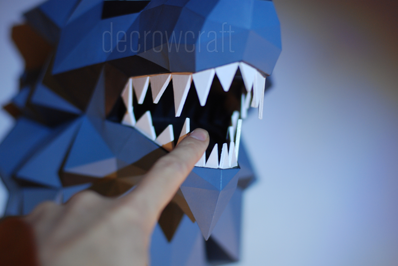 Direwolf. polygonal sculpture - My, Papercraft, Game of Thrones, Spoiler, Paper products, With your own hands, , Direwolf, Longpost