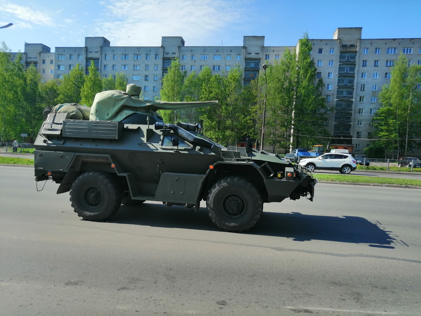 Типичное утро спального района (14.05.19) - Моё, Великий Новгород, С чего начинается утро, Длиннопост