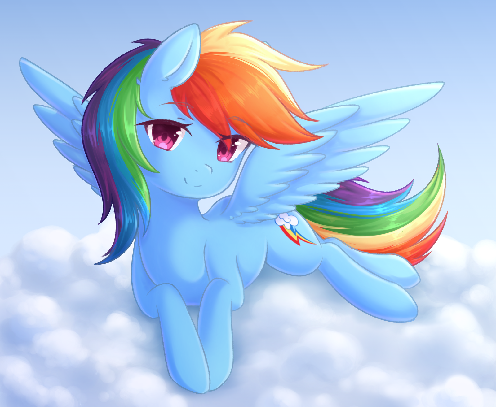 Dashi - My little pony, PonyArt, Rainbow dash, Fluffymaiden