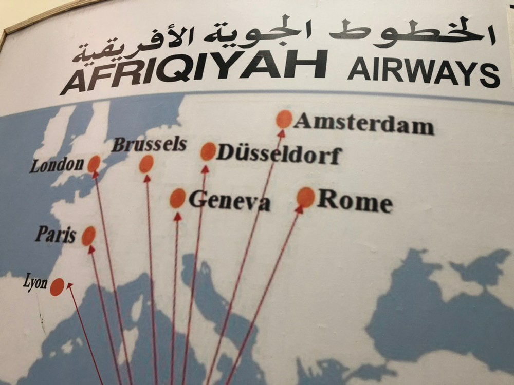 It's all up north anyway - Aviation, Africa, World map, Airlines