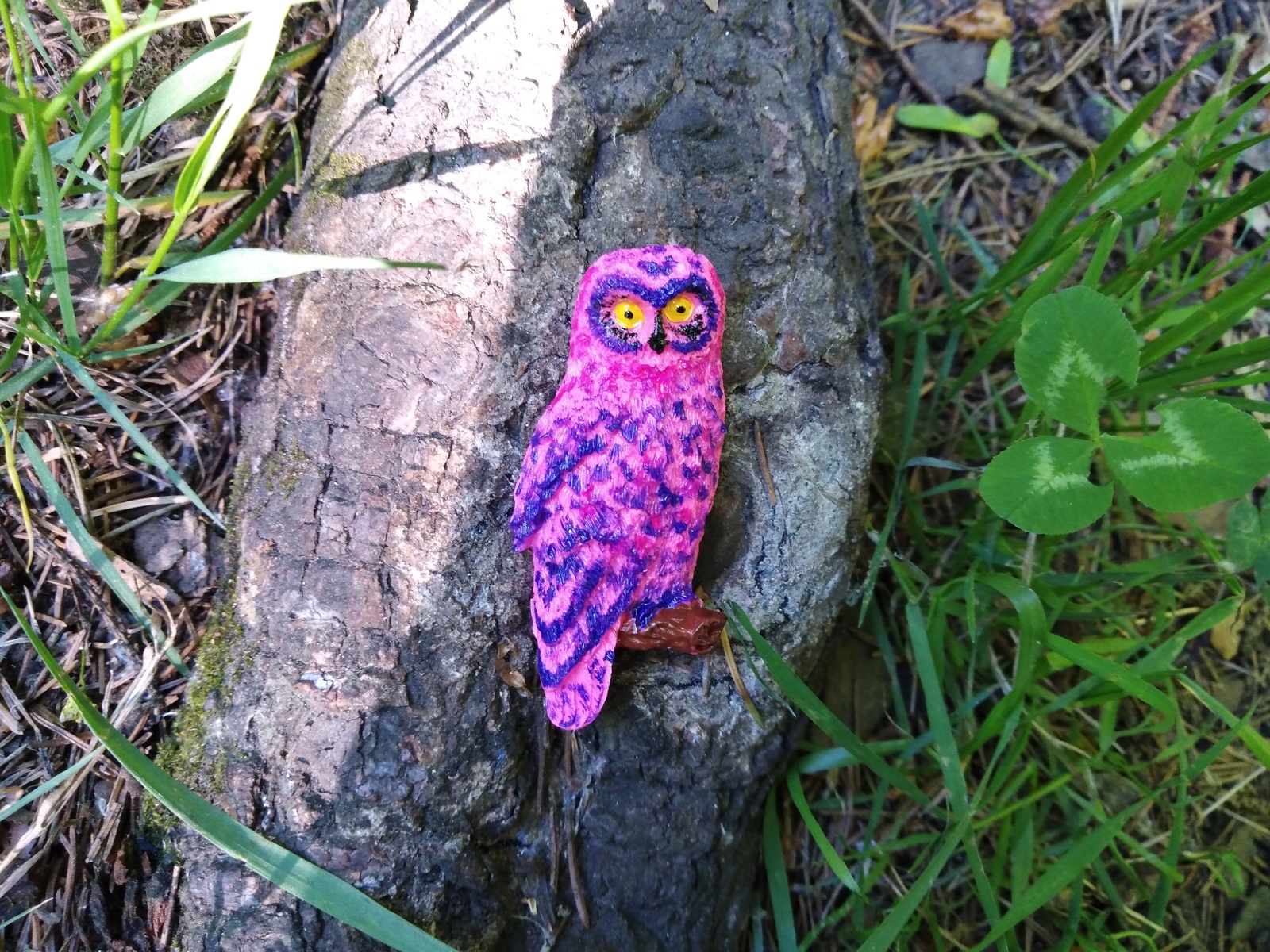 Pink Owl! - Is free, Freebie, Creation, Owl, Presents