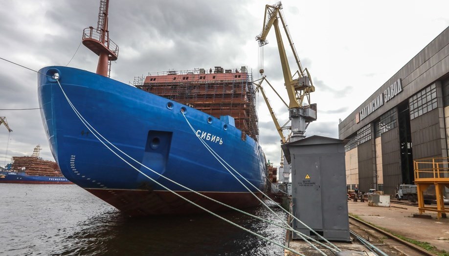 Mother Icebreaker - Icebreaker, Saint Petersburg, Baltic Shipyard, Matvienko, Tatiana Golikova, Elvira Nabiullina, 