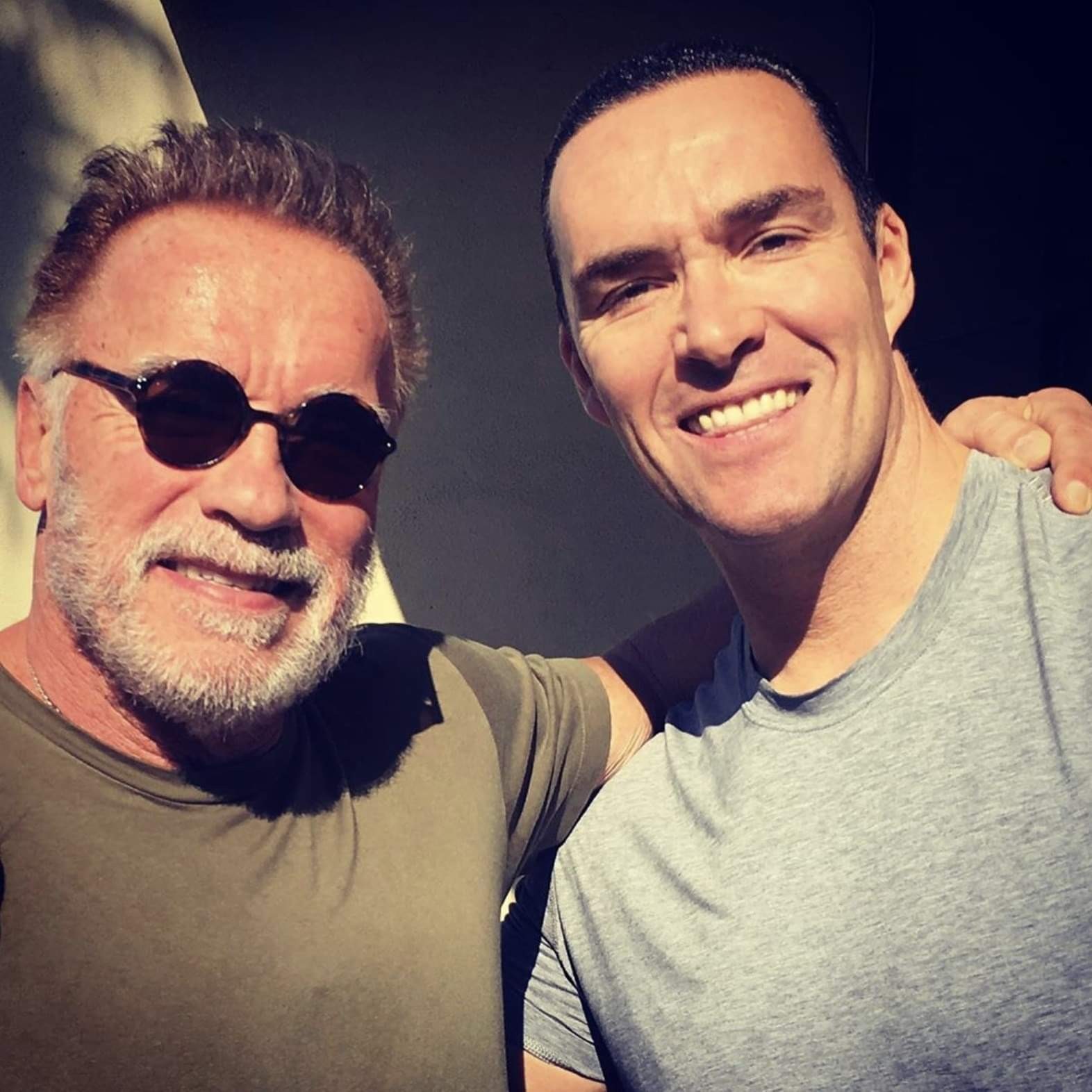 Fan in glasses with Alexander Nevsky - Arnold Schwarzenegger, Alexander Nevskiy, Russian cinema, Badcomedian, Alexander Nevsky (actor)