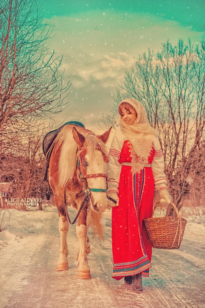 Winter's tale - My, Russian tales, beauty of nature, Gorgeous, Forest, Horses, Longpost