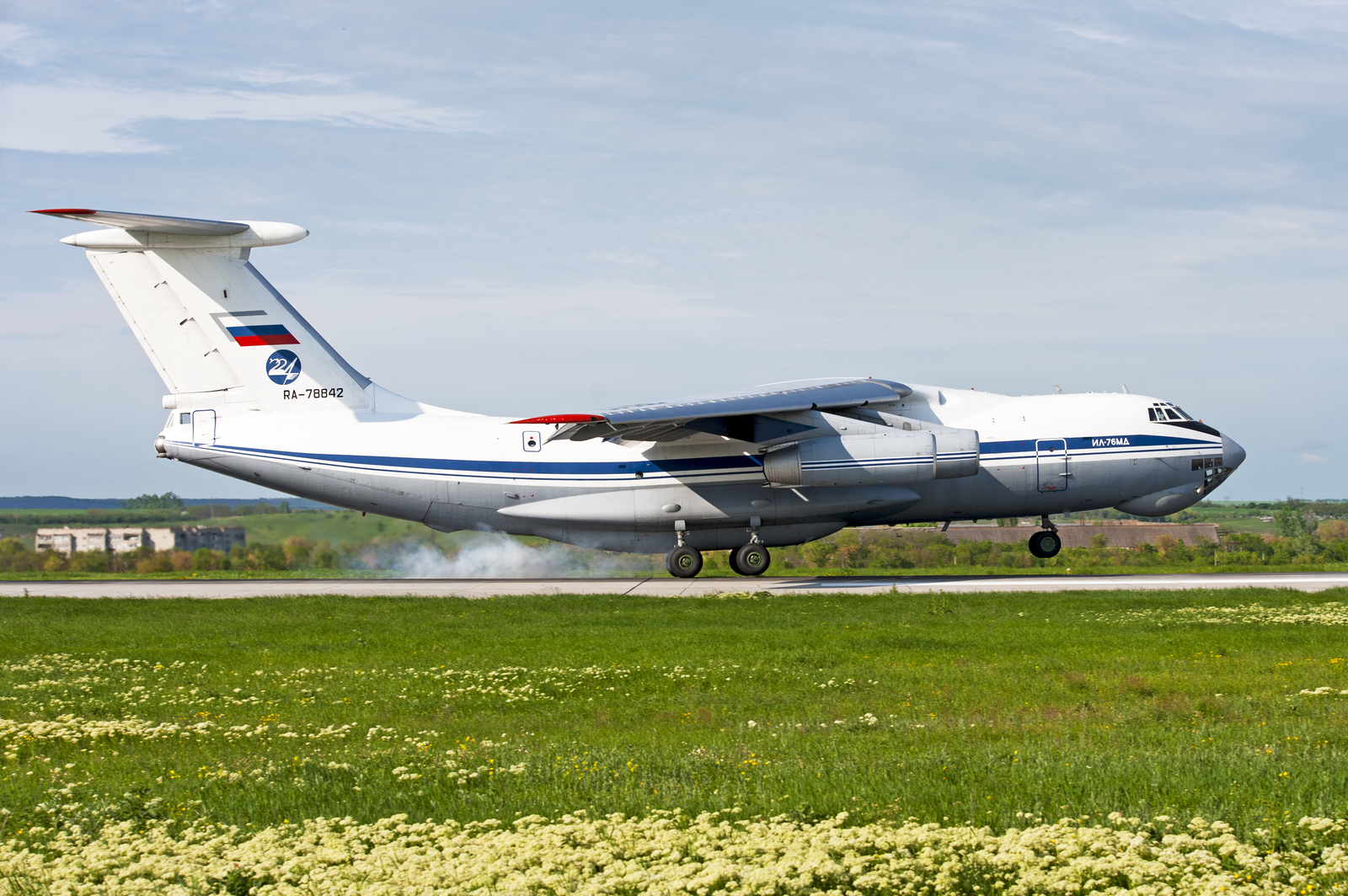 IL-76MD - My, IL-76, Spotting, Aviation, Vks, Air force, Aviation of the Russian Federation, Russia, Longpost