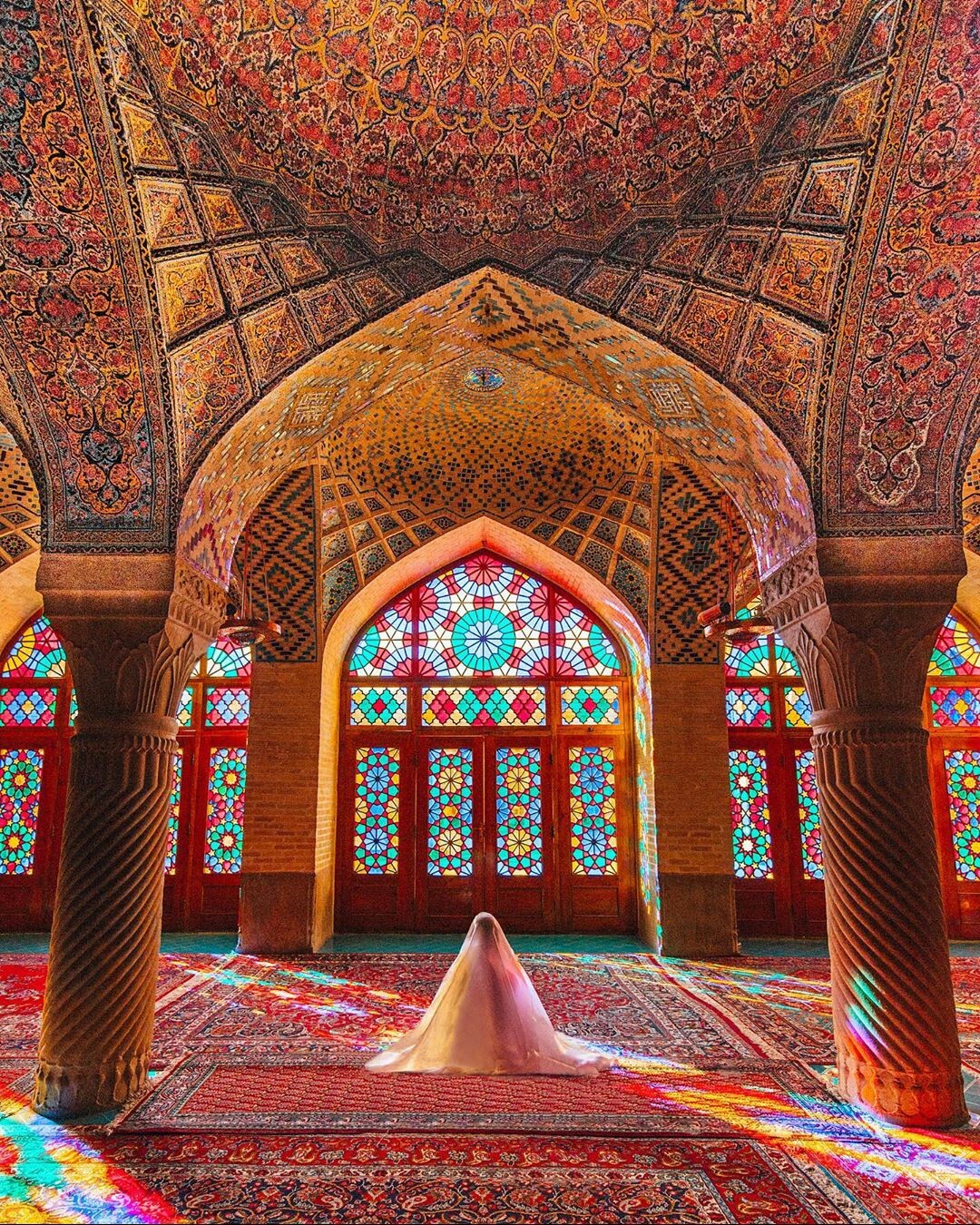 Mosque Nasir ol-Molk in Iran - Mosque, Islam, Iran, beauty, Architecture, The photo, Design, Religion