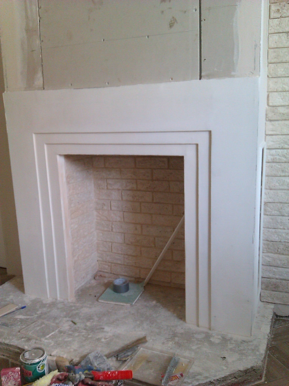 How I made myself a fireplace - My, Fireplace, With your own hands, Repair, Homemade, Longpost