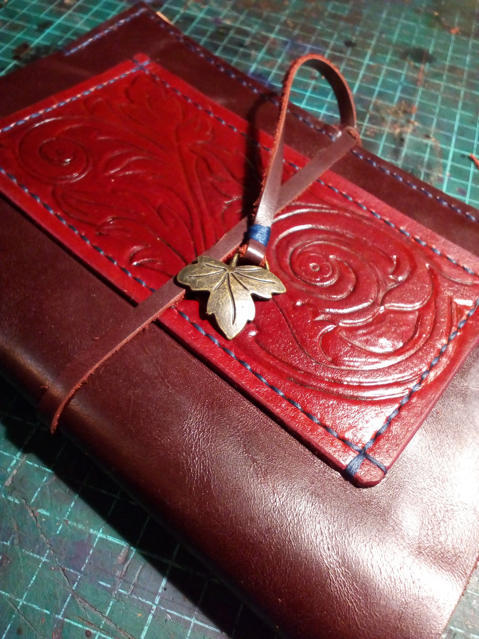 My works - My, Embossing on leather, Leather products, Notebook, Handmade, Natural leather, Longpost