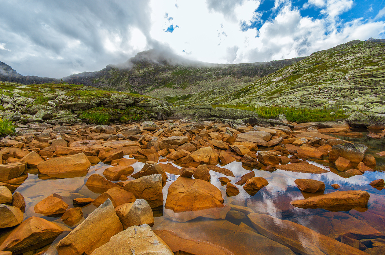 Lake Ryzhee - My, Ergaki, Travels, Leisure, Camping, Holidays in Russia, Longpost, Nature