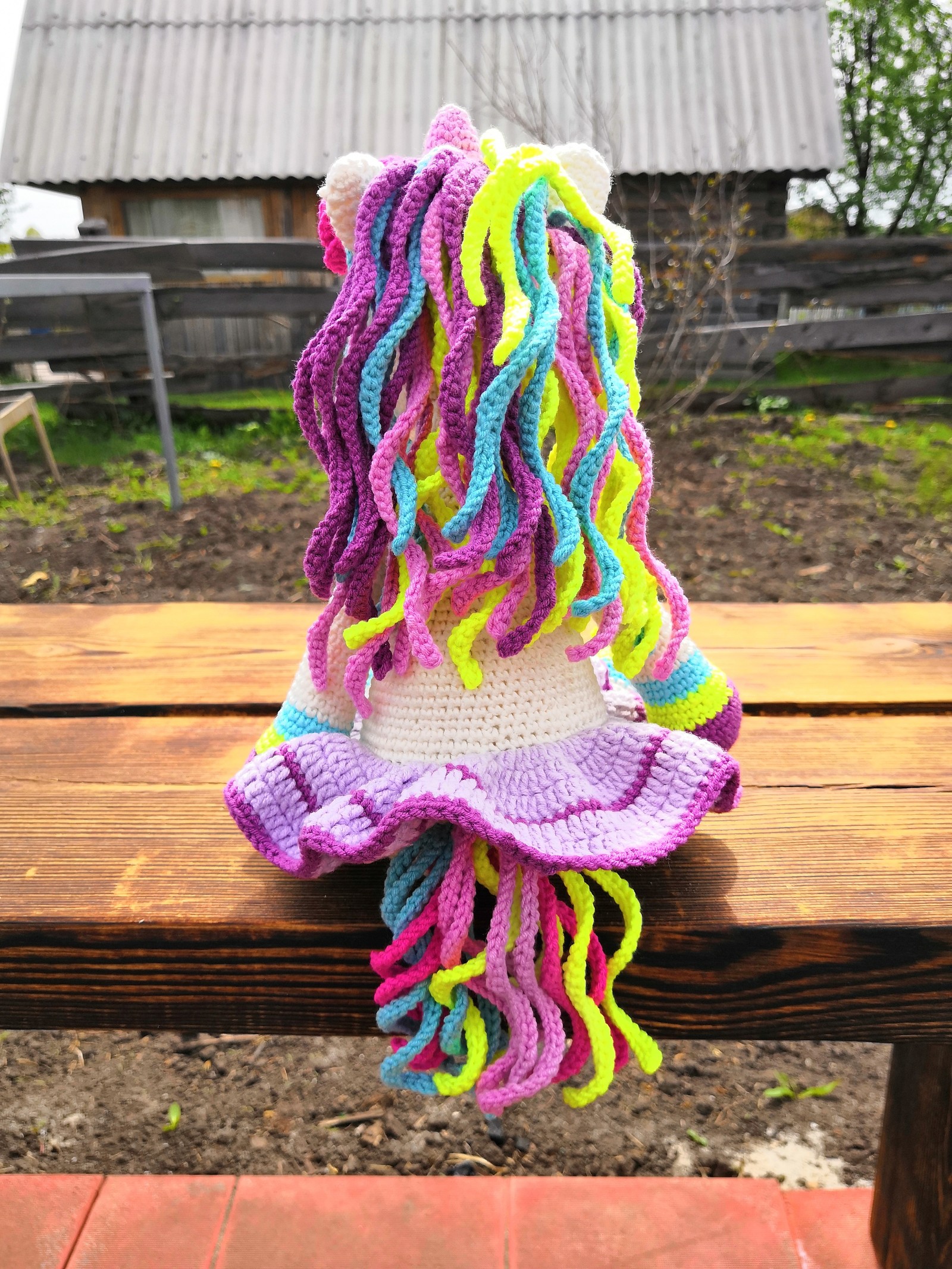 Unicorn crochet - My, Needlework, Knitted toys, Knitting, Toys, I knit, Longpost