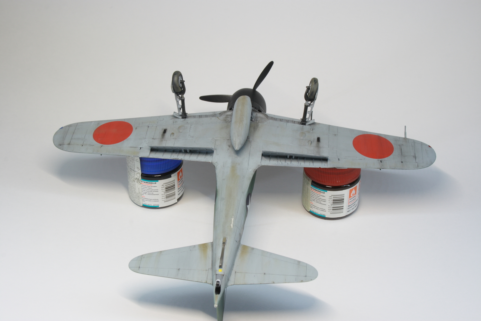 Mitsubishi a6m5 zero 1/48 - My, Stand modeling, Longpost, Aviation