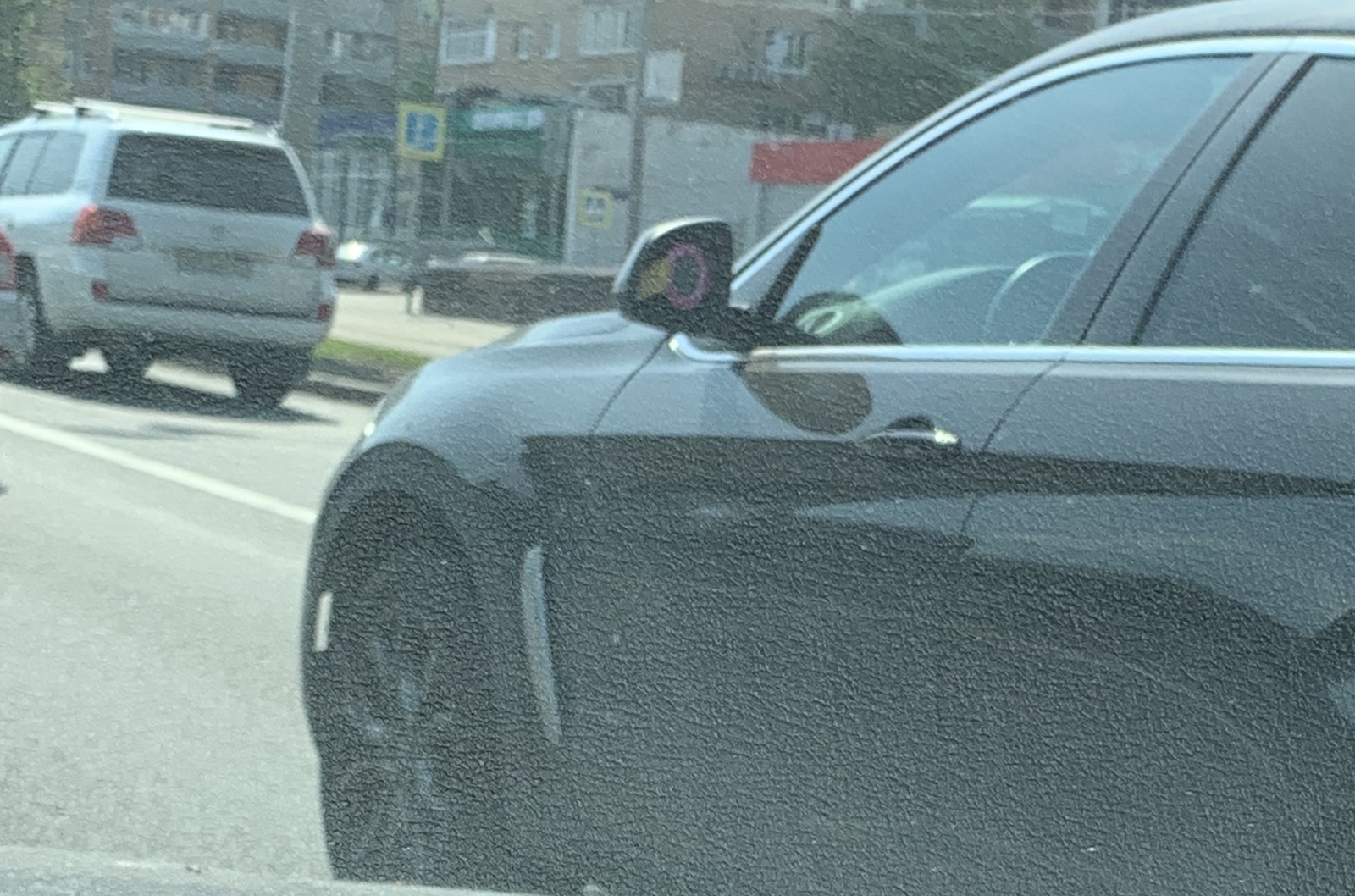 Mirror on the BMW X6 - My, Bmw, Mirror