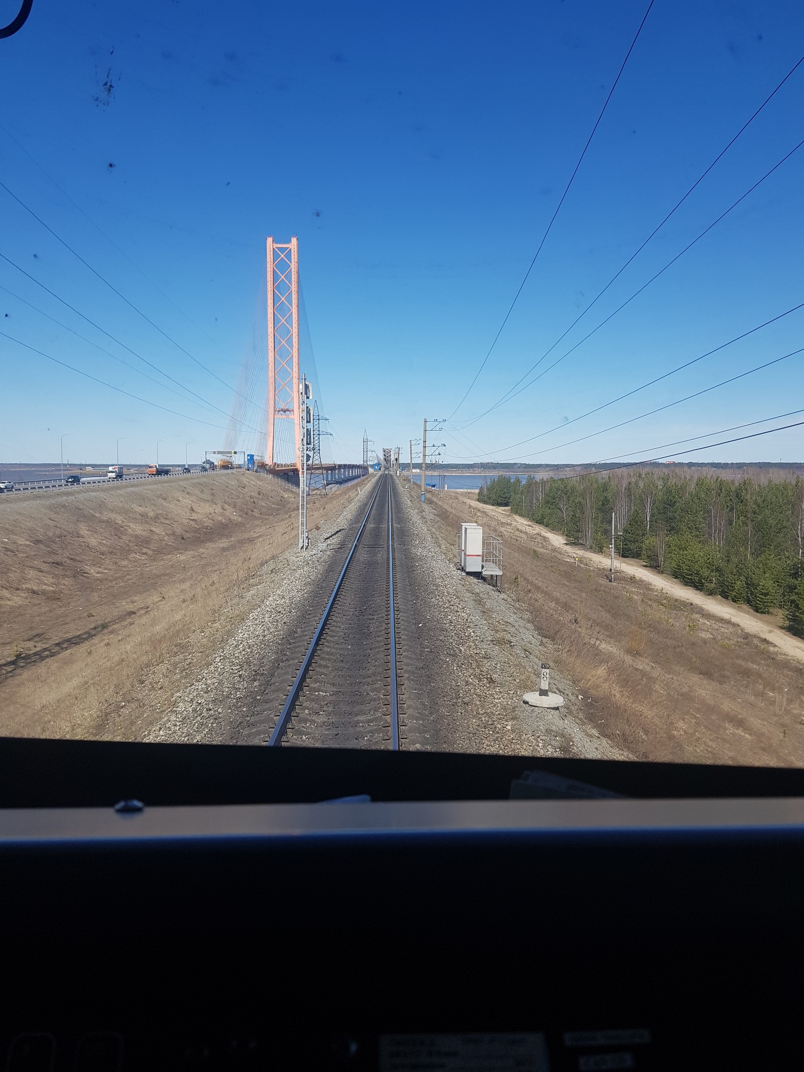 Work, work - My, Russian Railways, Freight train, 2te116u, Driver, Longpost