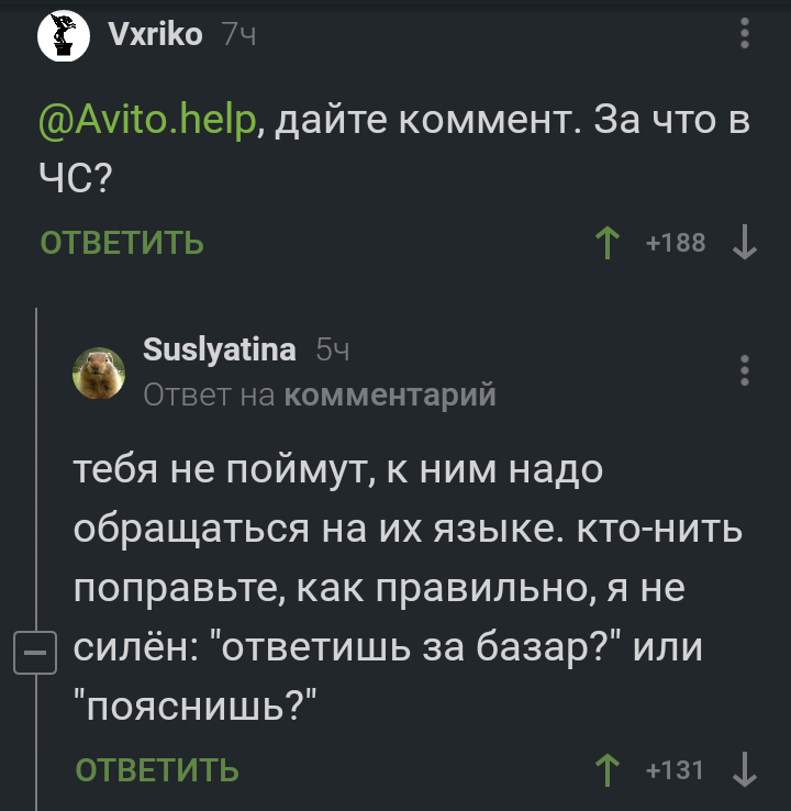 Интелегентный семейный человек быдланов на ящик семечек разводит - Комментарии на Пикабу, Авито, Комментарии, Длиннопост