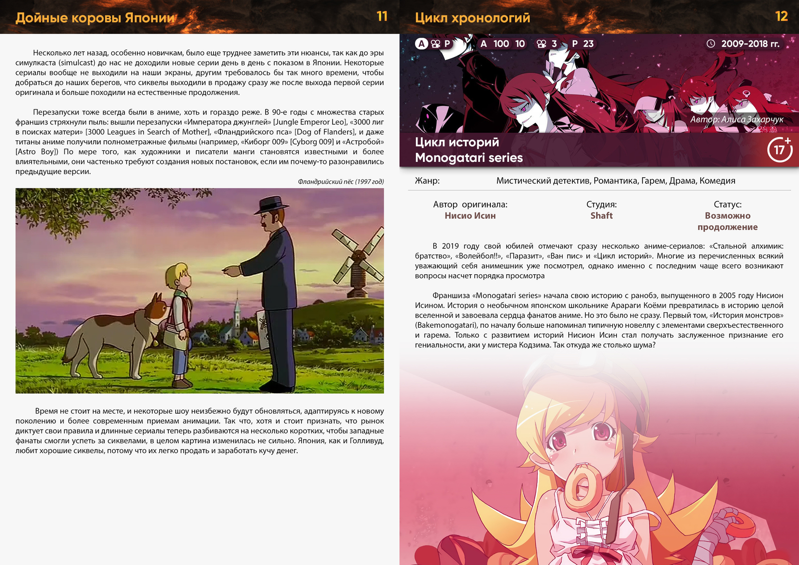 Anime magazine NANI. - My, Nani Magazine, Anime, Not anime, Review, Monogatari series, Hellsing, Longpost