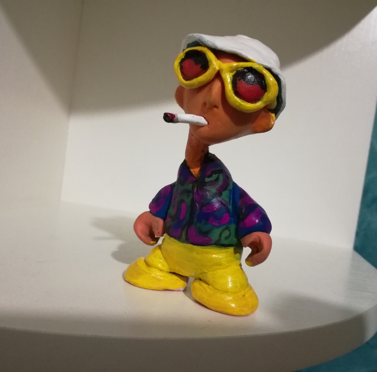 My Duke - My, , Fear and Loathing in Las Vegas, With your own hands, Hunter Thompson, Polymer clay, Longpost