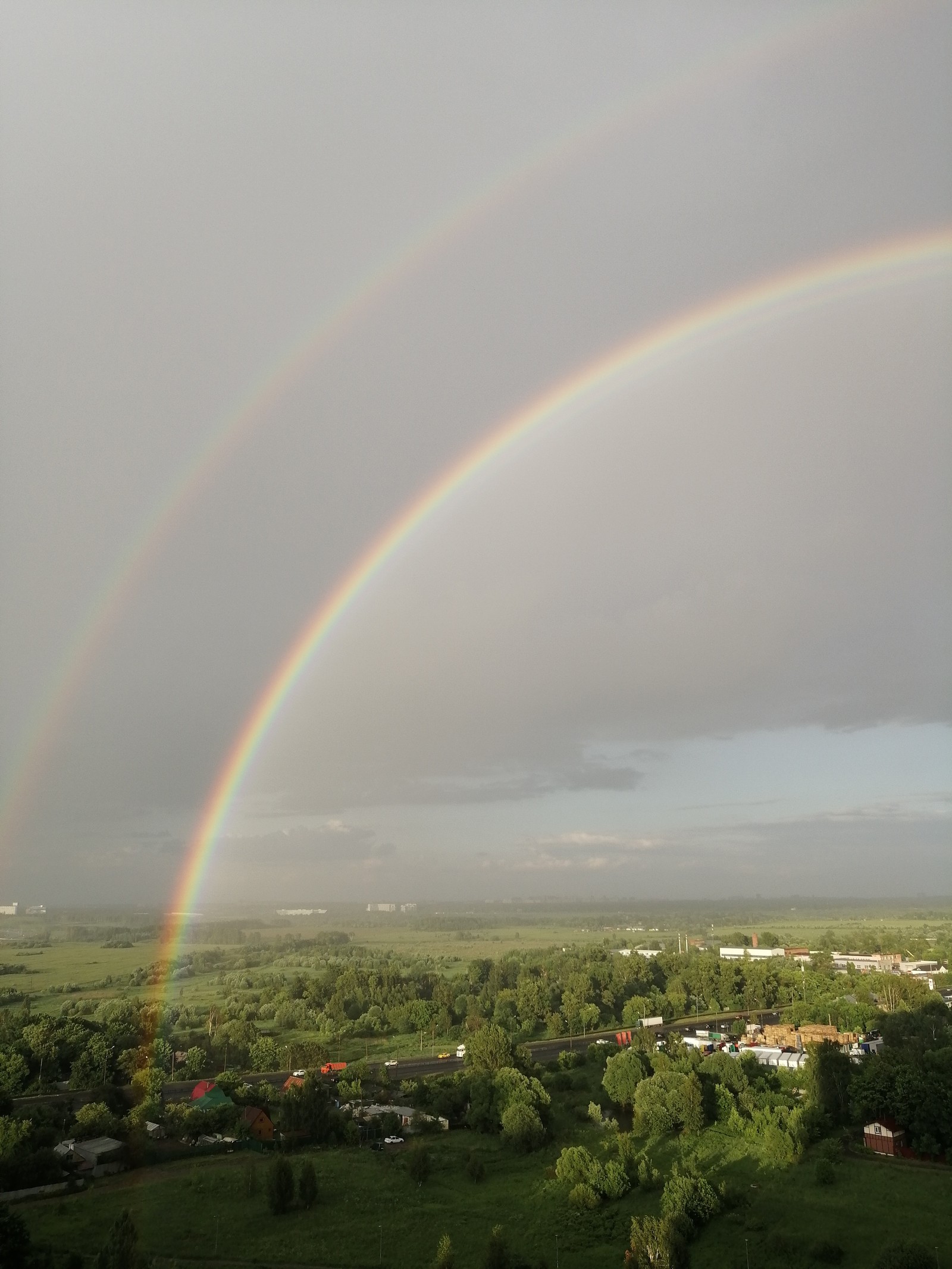 Just cute - My, Double Rainbow, Novopodrezkovo