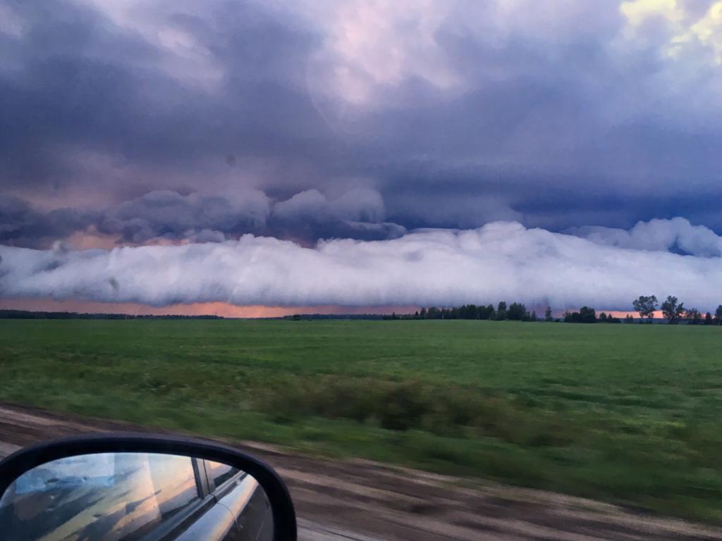 Ivanovo yesterday - My, Thunderstorm, The clouds, Sky