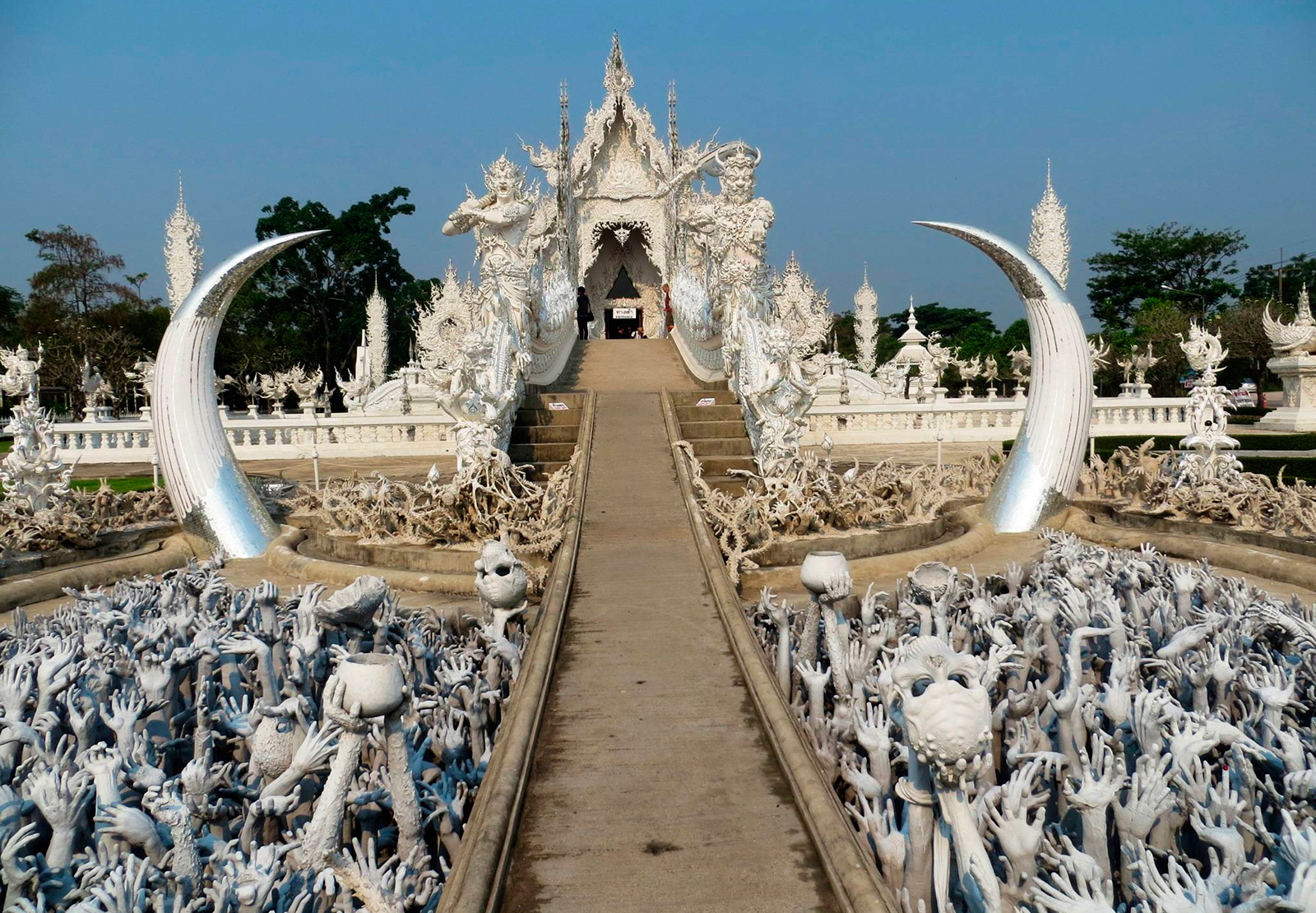 White Temple ~ Thailand - Architecture, Art, The photo, Longpost, Thailand, Temple