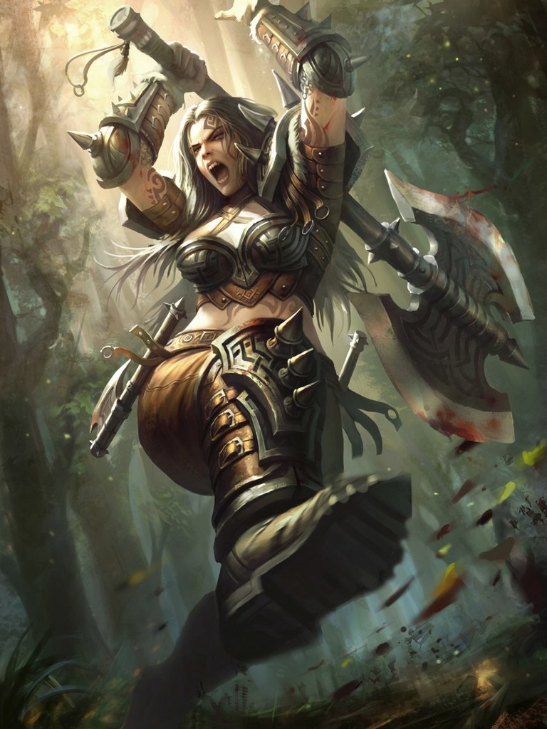 Elf  warrior - Elves, Warrior, Forest