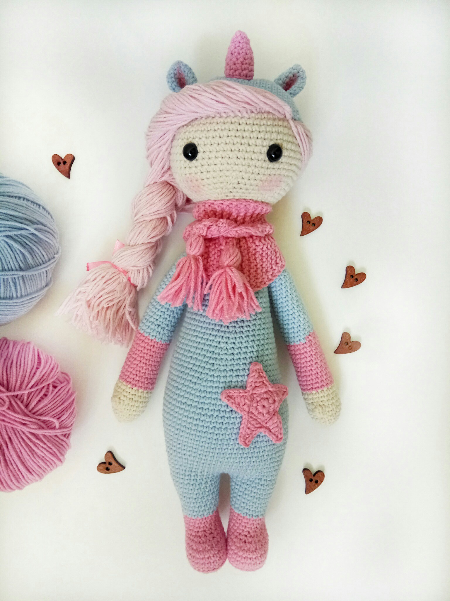 Lalilala doll - My, Knitted toys, Crochet, Needlework without process, Doll, Soft toy