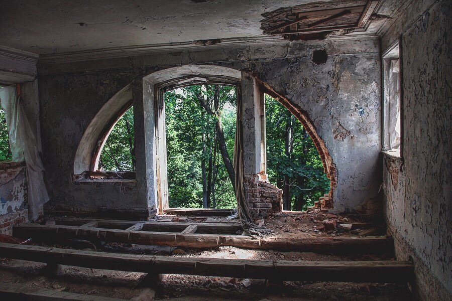 Усадьба Ляхово - Моё, Эстетика ебеней, Смерть, Urbex, Урбантуризм, Московская область, Длиннопост